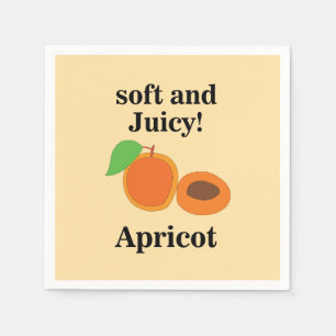 Aprikosen-Saftige-Frucht-Party Serviette