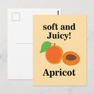 Aprikosen Saftige Frucht Postkarte
