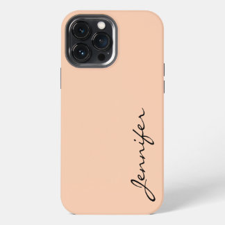 Aprikosenfarbenhintergrund iPhone 13 Pro Max Hülle