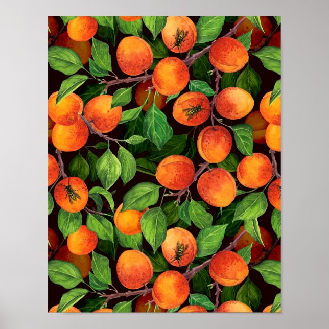 Aprikosengarten 1 poster (Vorne)