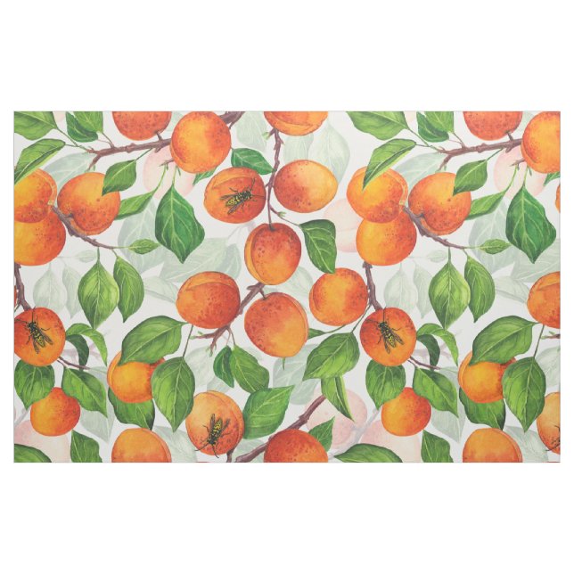 Aprikosengarten 3 stoff (Fat Quarter (45,7 x 55,9 cm))