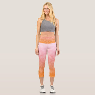 Aprikosenhimmel Capri Leggings