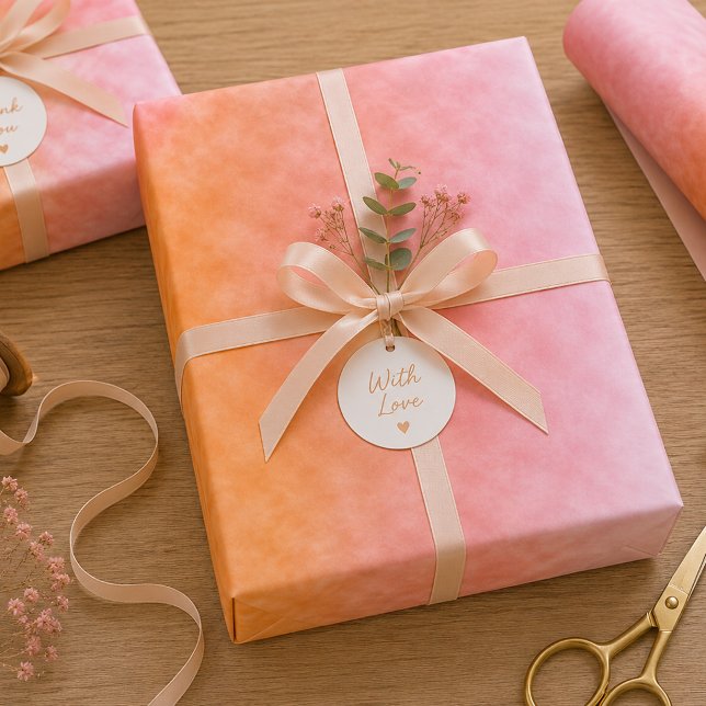 Aprikosenhimmel Geschenkpapier Set (Von Creator hochgeladen)
