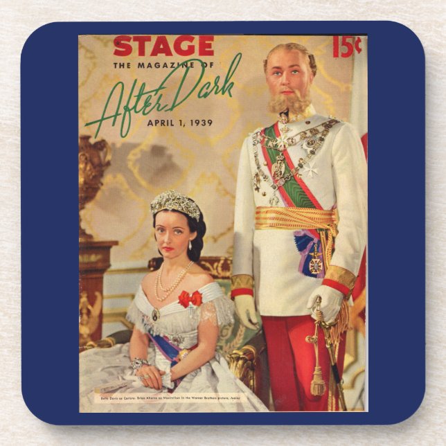 April 1939 Bühne Magazine Titelblatt Untersetzer (Vorderseite)