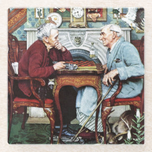 April, 1943 glasuntersetzer