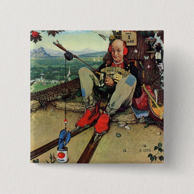 April, 1945 button (Vorderseite)