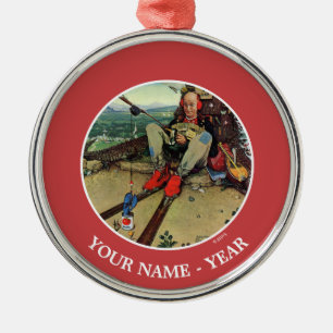 April, 1945 ornament aus metall