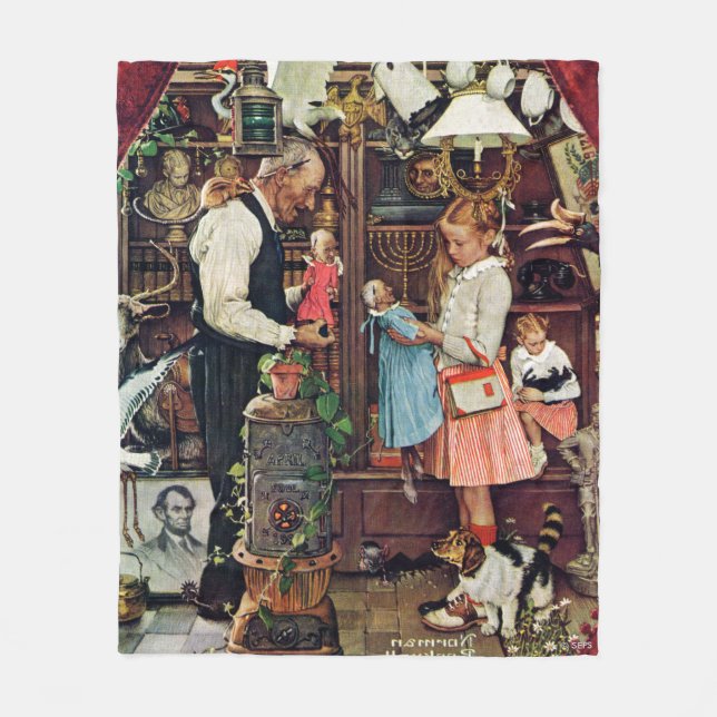 April, 1948 fleecedecke (Vorderseite)