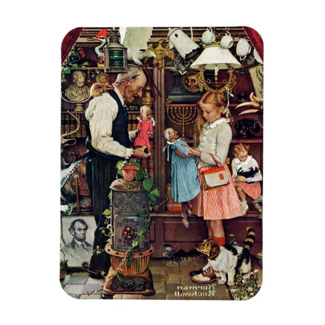 April, 1948 magnet (Vertikal)