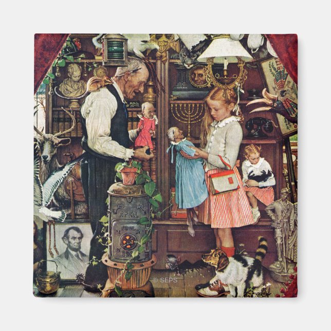 April, 1948 magnet (Vorne)