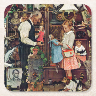 April, 1948 rechteckiger pappuntersetzer