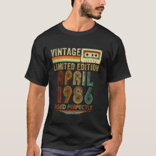 April 1986 Retro 39. Geburtstagsgeschenke für Männ T-Shirt