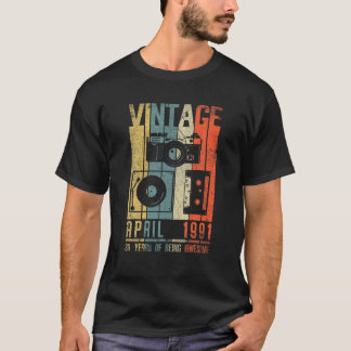 April 1991 30 Geburtstag 30 Jahre alt Vintag Birth T-Shirt