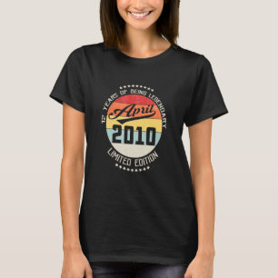 April 2010 12. Geburtstag 12 Jahre als Legenda T-Shirt