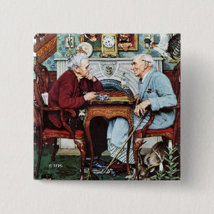 April, April 1943 Button