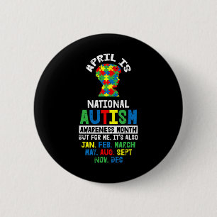 April Autismus Sensibilisierungsgeschenke für Auti Button