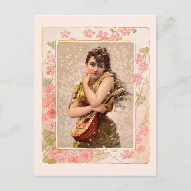 April Blizzard Postcard Postkarte (Vorderseite)