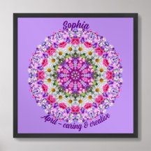 April Blume Personalisiertes Zitat Kinder Kinderzi