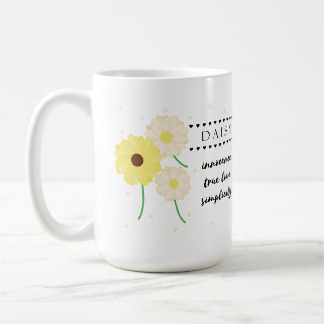 April Blume Tasse mit Blume Meanings (Links)