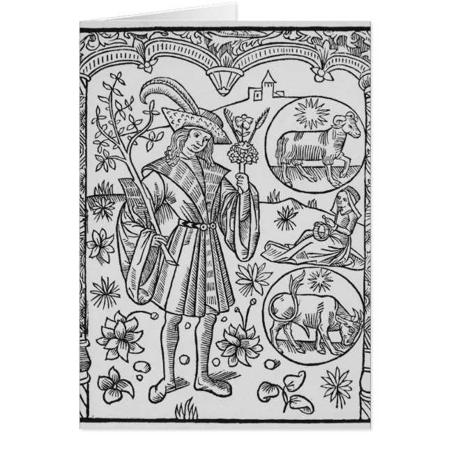 April, Blumen, Widder (Vorne)