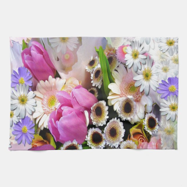 April Bouquet Handtuch (Horizontal)
