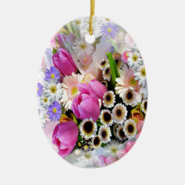 April Bouquet Keramikornament