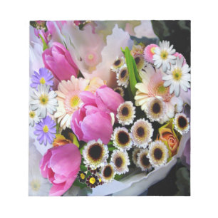 April Bouquet Notizblock