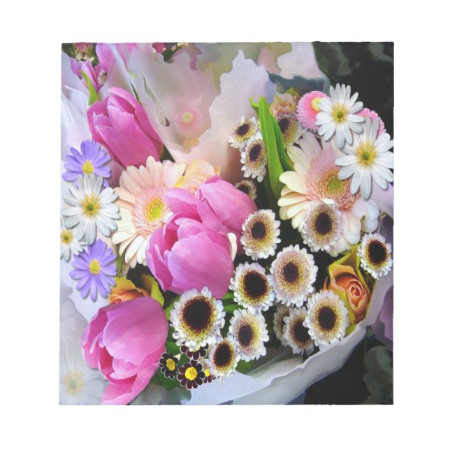 April Bouquet Notizblock (Vorderseite)