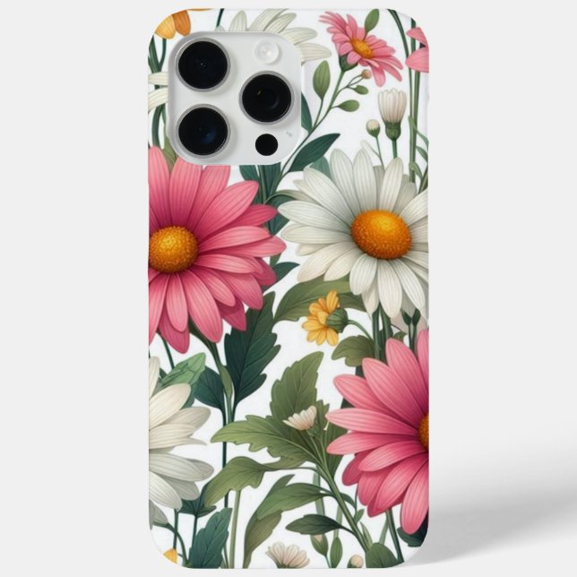 April daisy birth month flower Case-Mate iPhone hülle (Rückseite)