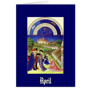 April - die Tres Riches Heures du Duc De-Beere