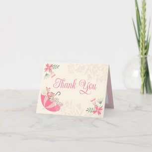 April Duschen bringen Mai Blume Dank Karte