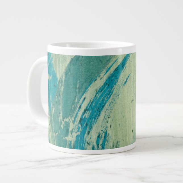 April - Duschen II Jumbo-Tasse (Vorderseite Links)