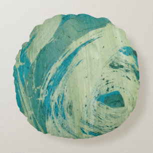 April - Duschen II Rundes Kissen