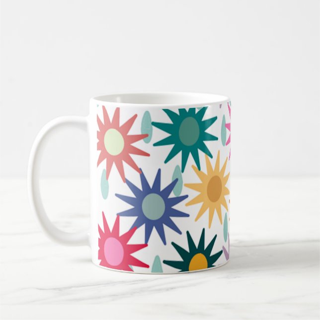 April Duschen Mai Blume Kaffeetasse (Links)
