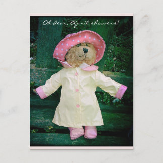 April Duschen Postkarte