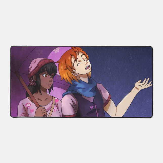 April Duschen Schreibtischunterlage (Vorderseite)