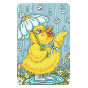 APRIL DUSCHEN SPRING CHICK MAGNET Large