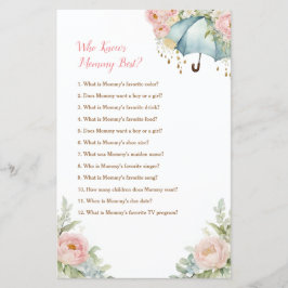 April Duschschirm, der Mommy Best kennt