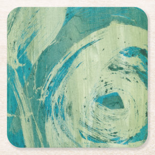 April duscht II Rechteckiger Pappuntersetzer