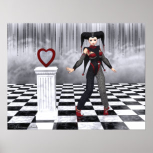 April duscht Kunst-Plakat Poster