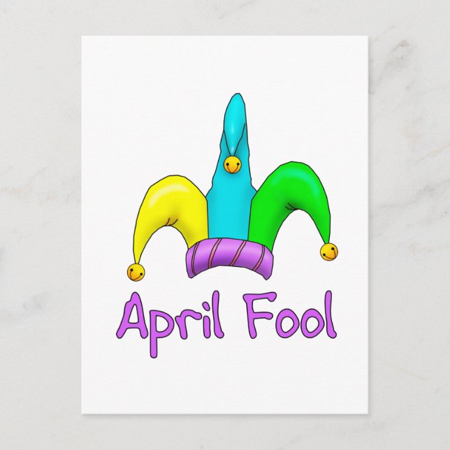 April Fool Postkarte (Vorderseite)