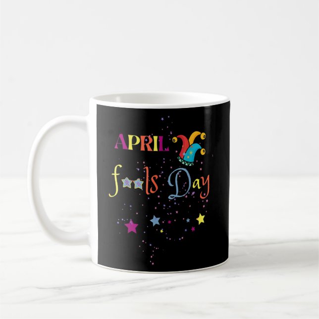 April Fool's Day 1. April Prank Prankster Narren M Kaffeetasse (Links)