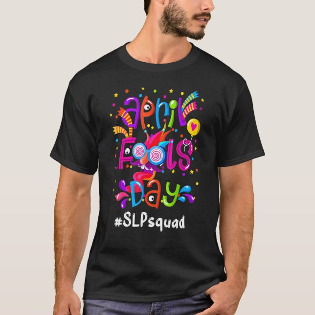 April Fool's Day 1. April Rede Sprache Patholo T-Shirt (Vorderseite)