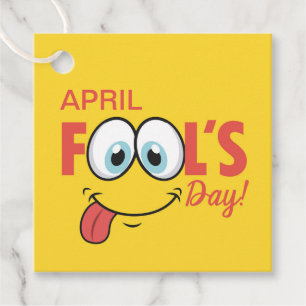 April Fool's Day Happy Funny Face Urlaub Geschenkanhänger