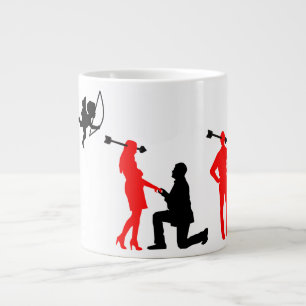 April fools day Jumbo-Tasse