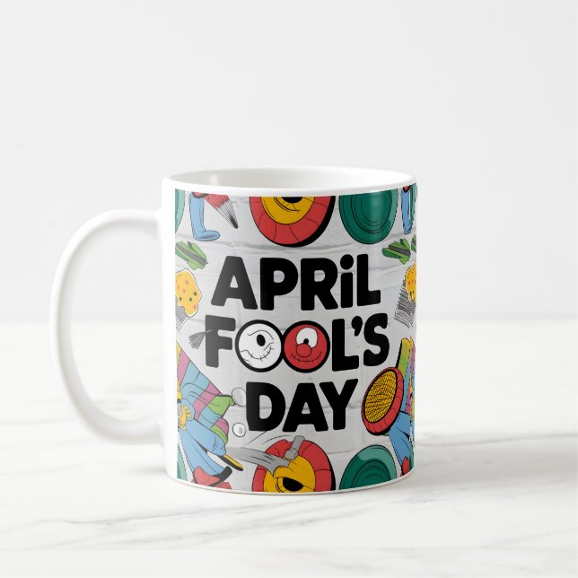 April Fools' Mischief Kaffeetasse (Links)