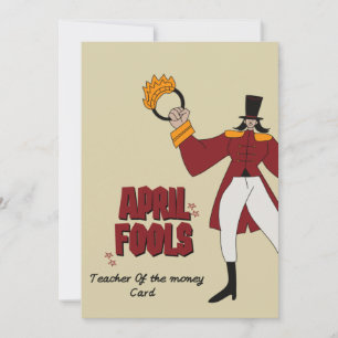 April Fools Tag Ich Wurde Ein Lehrer Für Das Geld Feiertagskarte