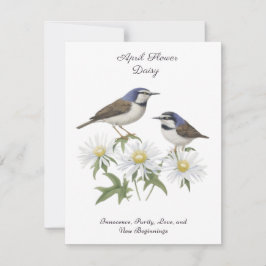 April Geburtstag Monat Blume Daisy geerbt Geburtst