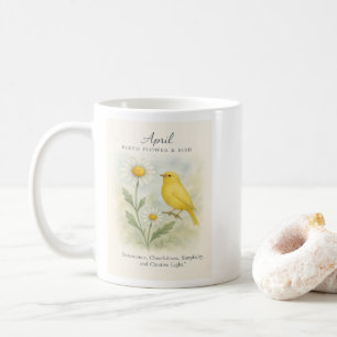 April Geburtstags Bibelvers Kreuz und Auferstehung Kaffeetasse