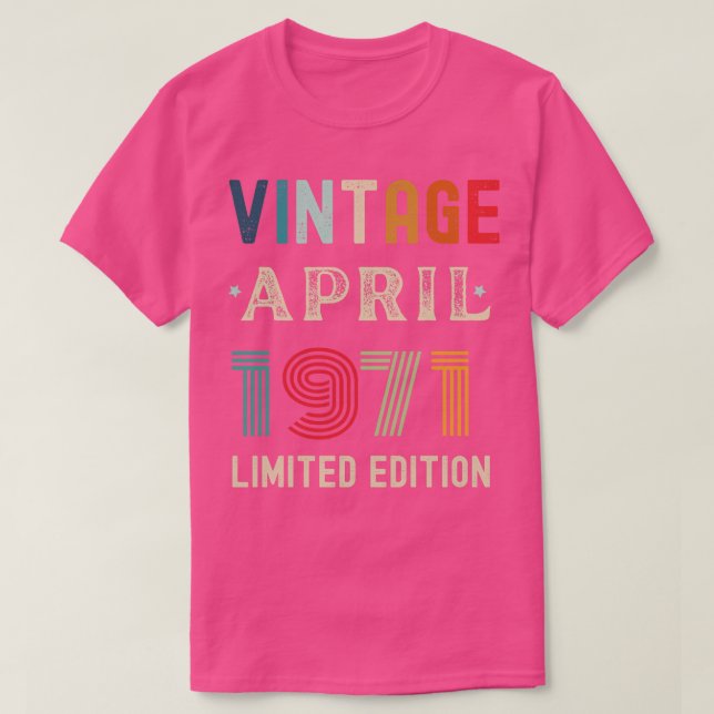 April Geburtstagsgeschenk 30 T-Shirt (Design vorne)